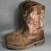 Justin Boots Men's Trekker 11 Brown Waterproof EH Composite Toe Boots Sz 10 EE