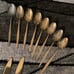 41 Piece VTG Gold Silverware Set like Flatware Cutlery Set