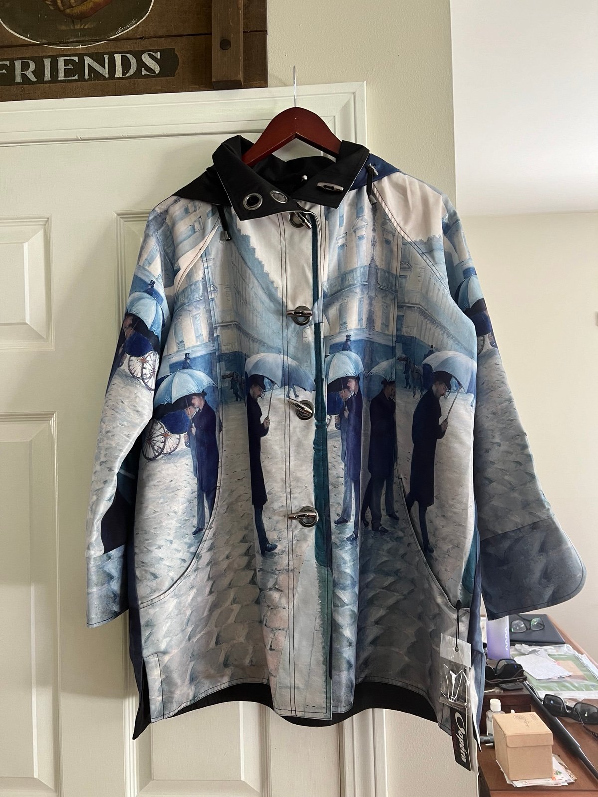 Woman’s reversible raincoat size medium