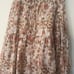 BOHME Floral Tiered Midi Skirt L