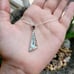 New Solid 925 Sterling Silver Abalone Tribal Necklace