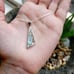 New Solid 925 Sterling Silver Abalone Tribal Necklace