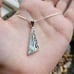 New Solid 925 Sterling Silver Abalone Tribal Necklace