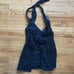SZ 4 Nanette Lepore Beaded Tie Back Halter Top