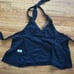 SZ 4 Nanette Lepore Beaded Tie Back Halter Top