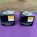 Kosta Boda Snowball Candle Holders