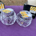 Kosta Boda Snowball Candle Holders