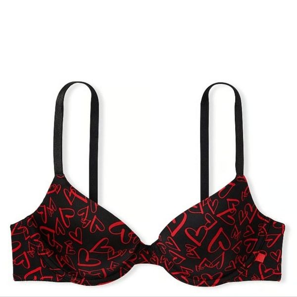 1075 NWT Victoria's Secret Sexy Tee Lightly-Lined Contrast Strap Demi Bra