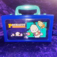 97’ Vintage Sanrio Vinyl trinket carrying case(very rare)