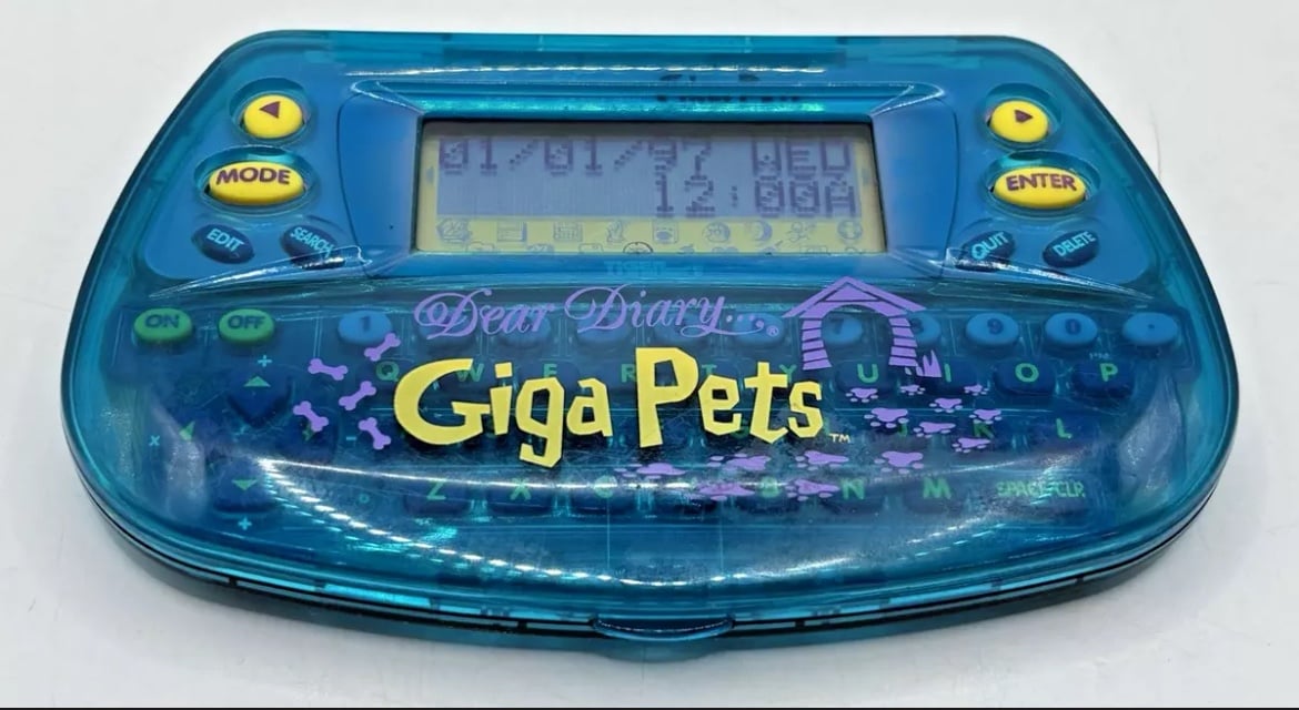 Dear Diary Giga pet digital pet and organizer