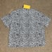 M.M. Lafleur The Annika 2.0 Top Tee Washable Silk Scribble Print Black White S