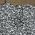 M.M. Lafleur The Annika 2.0 Top Tee Washable Silk Scribble Print Black White S