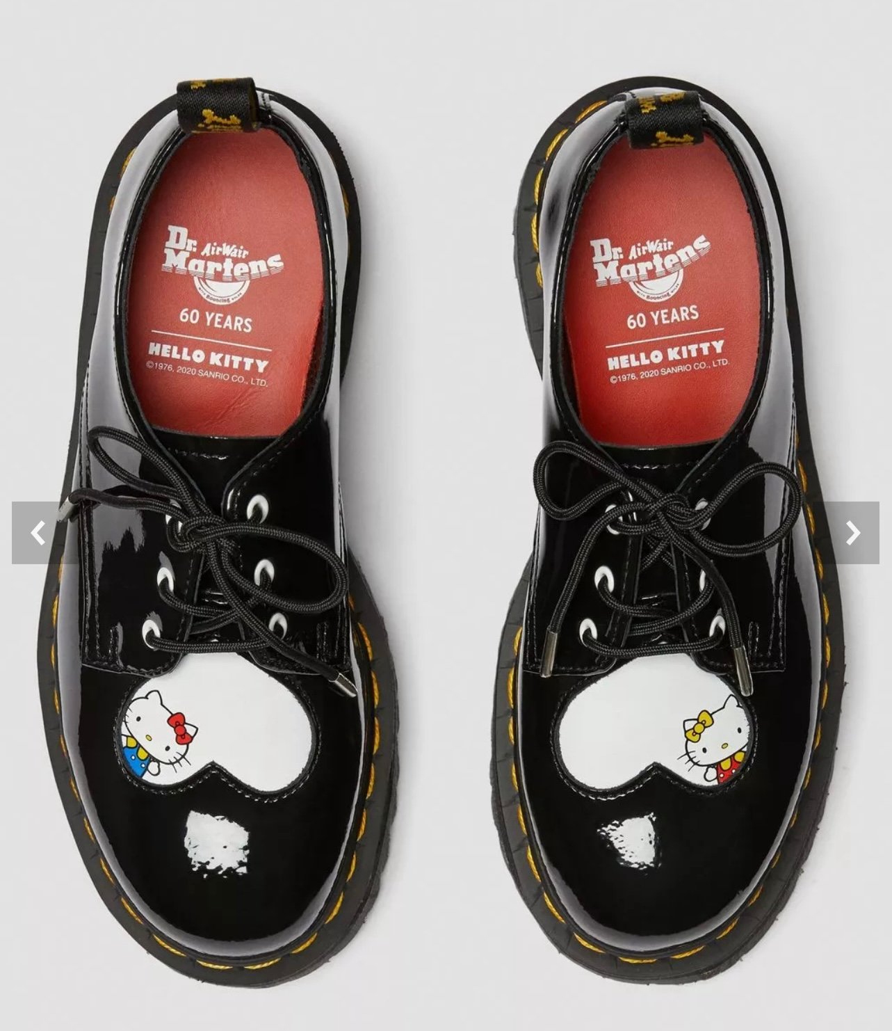 DR MARTENS HELLO KITTY 1461 QUAD PLATFORM