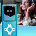 Music Player with a 16 GB Memory Blue