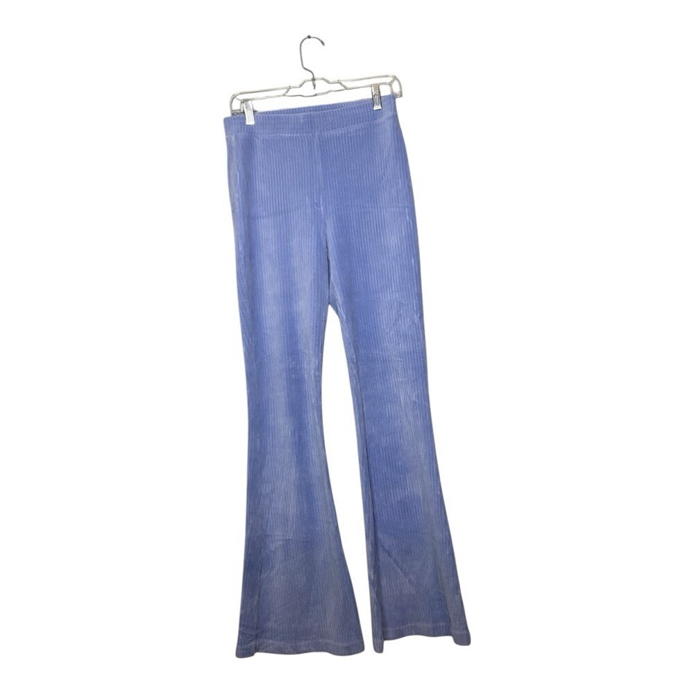 Women's Aerie Groove-on Velour high waisted flare pants, size medium