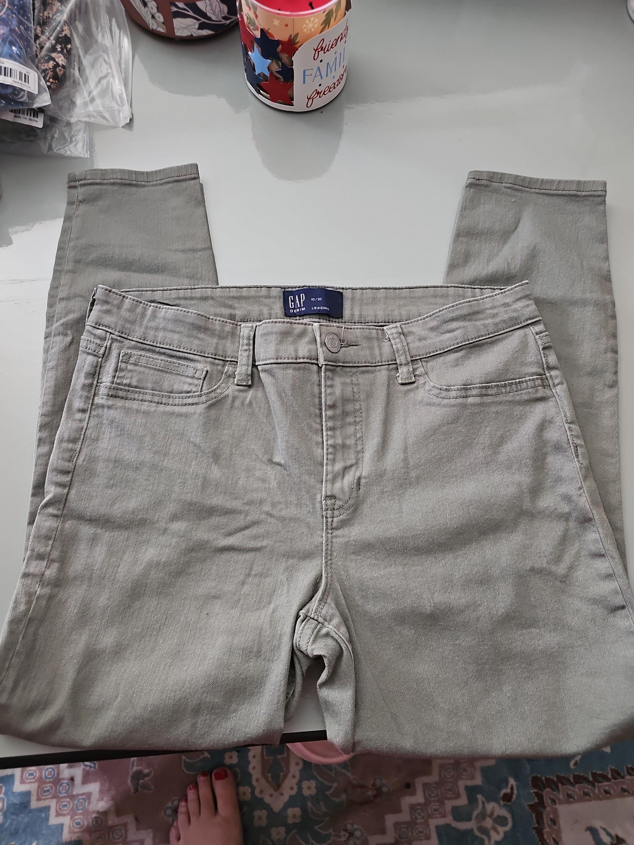 GAP denim leggings size 10/30 Camo Green