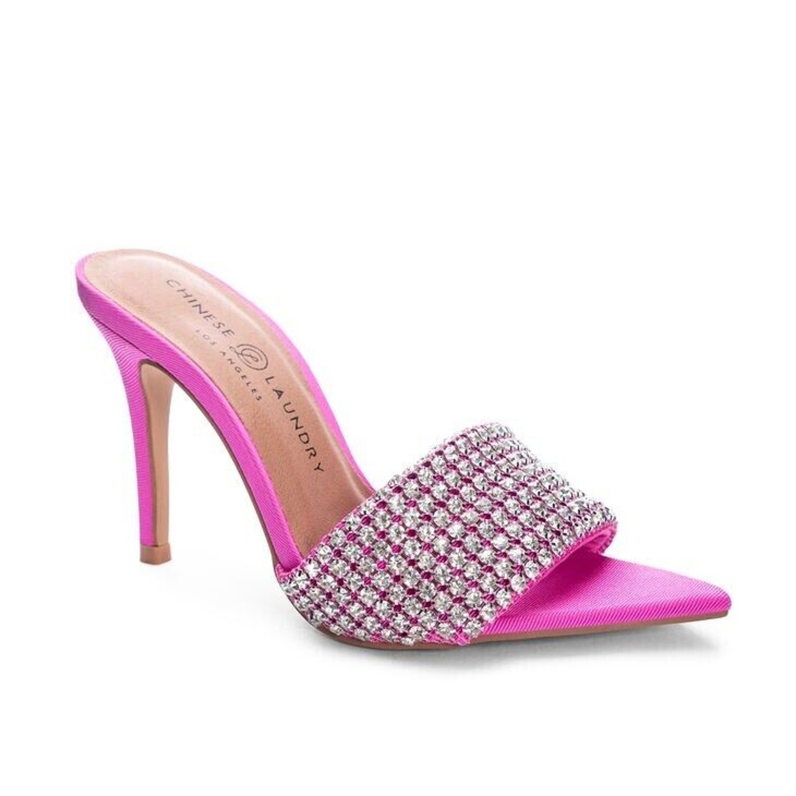 Chinese Laundry Women's Pink Jeepers Heels Sandal Size 8 129.95