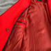 Red peacoat