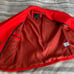 Red peacoat