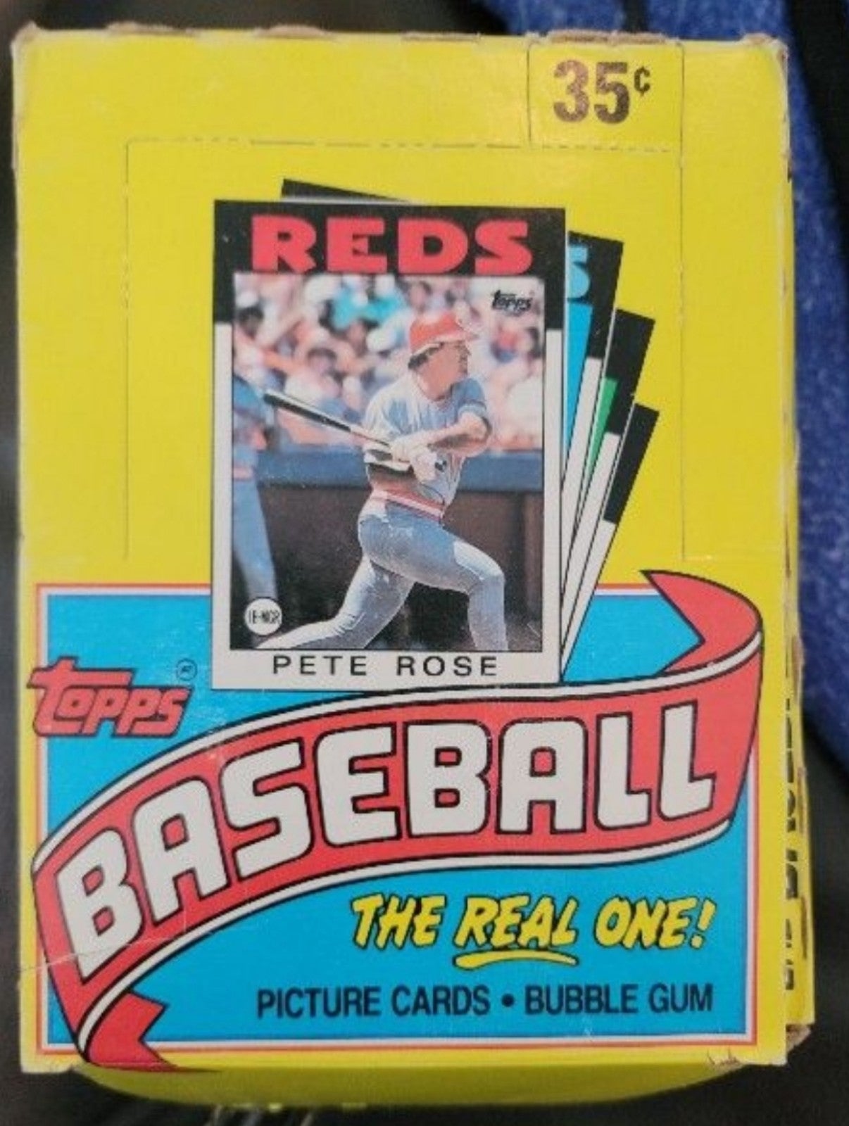 1986 Topps Wax 33 Count Box