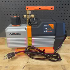 NAVAC NP7DP - Vacuum Pump, 7 CFM, Dual Voltage, AC Motor, Pro Series