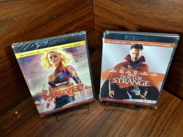 Marvel’s Doctor Strange + Captain Marvel (4K+Blu-ray-No Digital)-Free Shipping!
