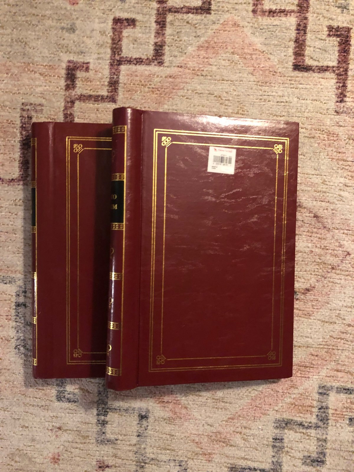 2 pk , Red Photo Albums 6in x4 in 3 pictures per page, total of 204 Pages