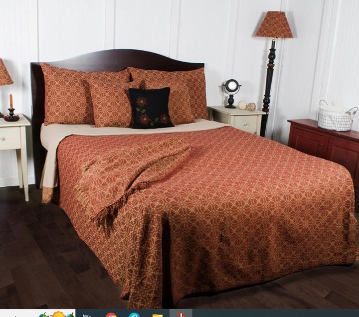 Marshfield Jaquard Queen Size Coverlet Bundle