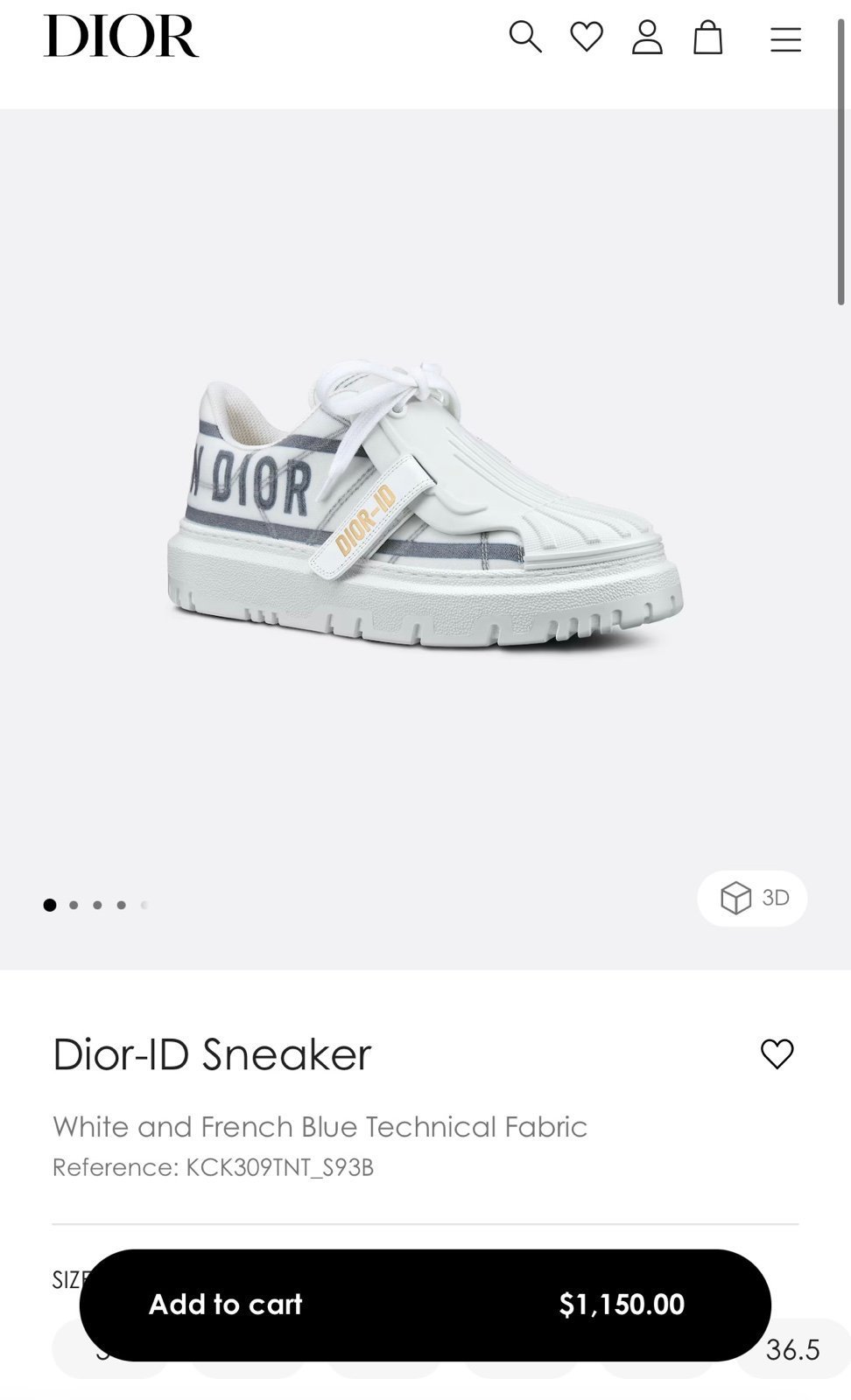 Dior sneakers