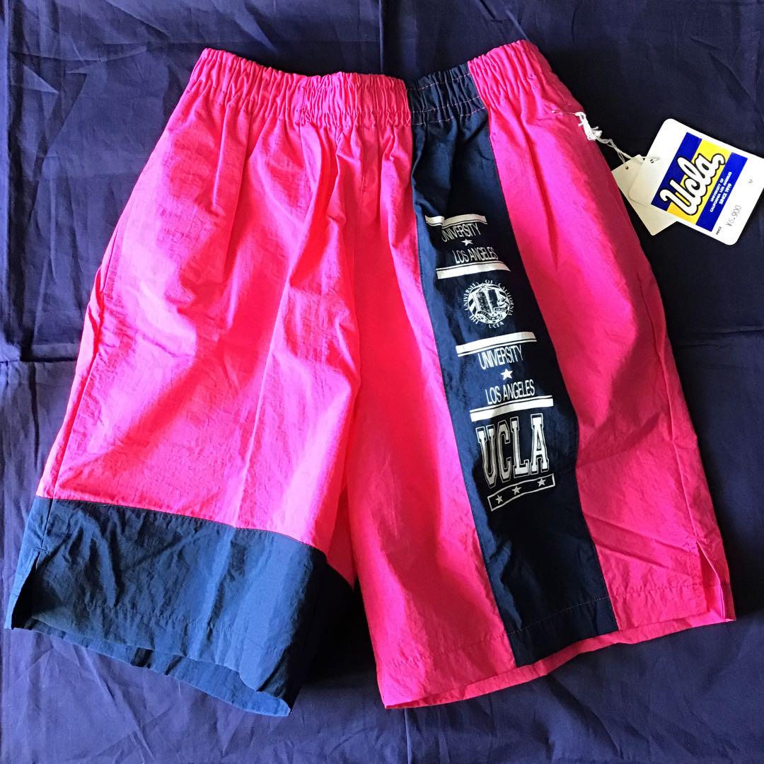 UCLA Shorts Pink Navy Showa Retro