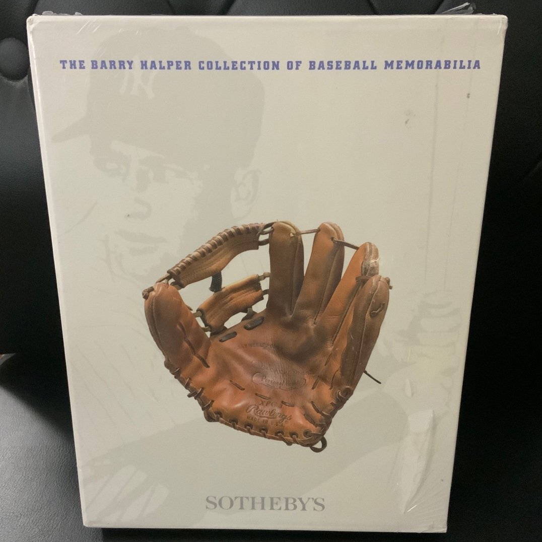 NEW MANUFACTURER SEALED BARRY HALPER COLLECTION OF BASEBALL MEMORABILA 3 VOLUMES