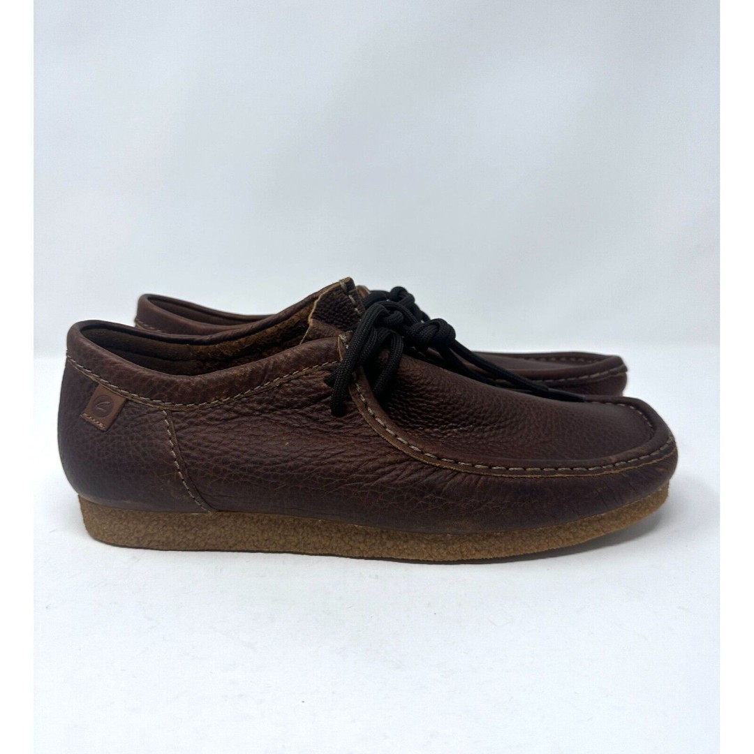 Clarks size 10.5 Originals Shacre II Run Tan Tumbled Leather 26159431 NEW