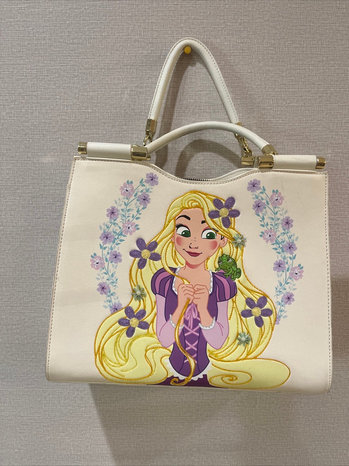 Loungefly Tangled Rapunzel Embroidered Crossbody Purse Bag