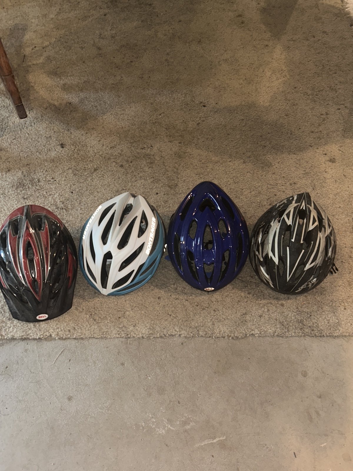 Biking helmets