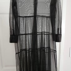 Black tulle cover-up Size M