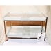 2-Tier Stoneware & Metal Serving Stand Cream/Copper Tiered Tray - Hearth & Hand