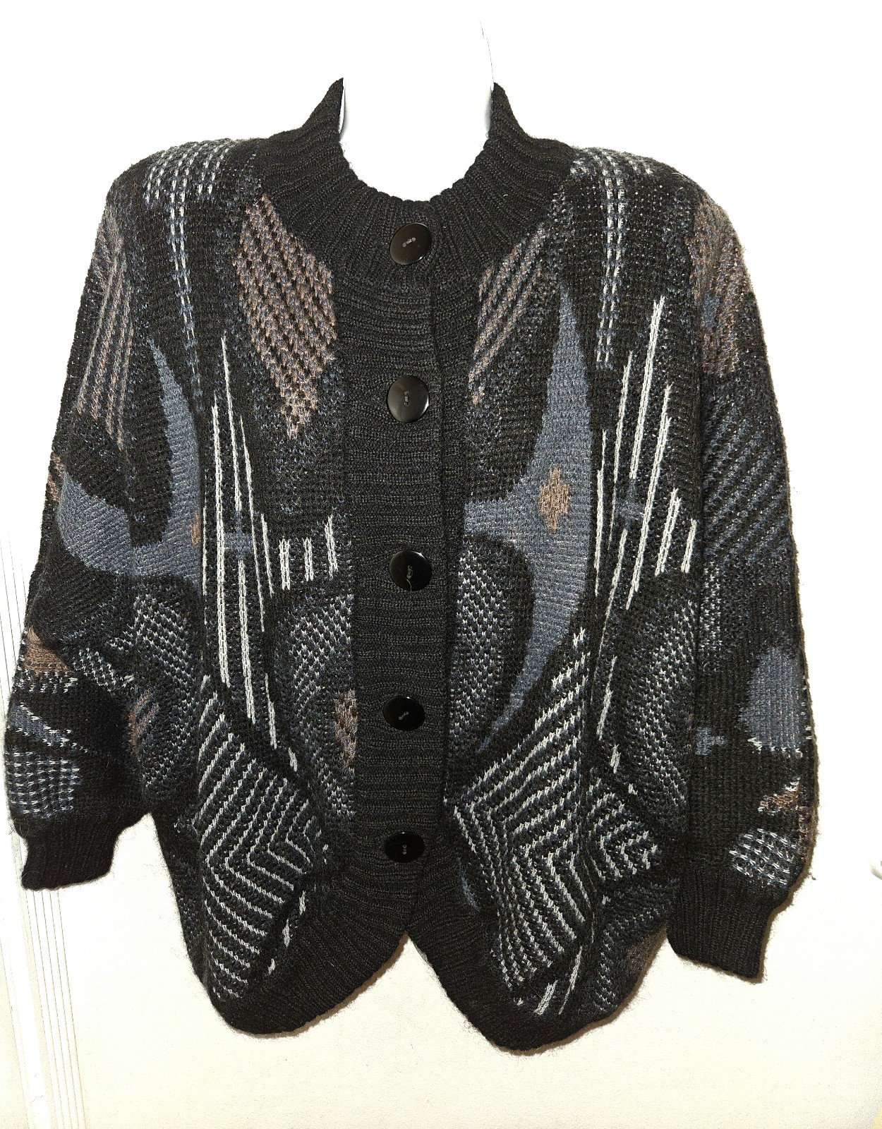 Vintage Lancome Mohair Cardigan Sweater M