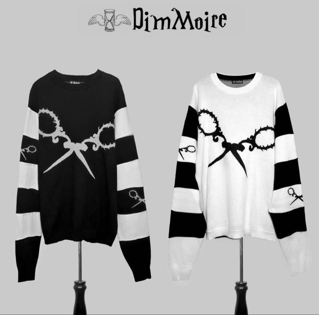 DimMoire Super Long Sleeve Knit Sweater Black