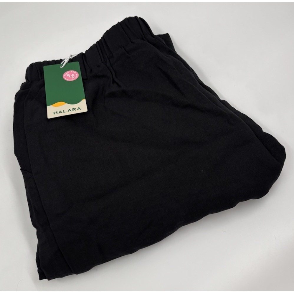 NWT Halara Women's XL Rayon Black Wide Leg Lightweight Pants