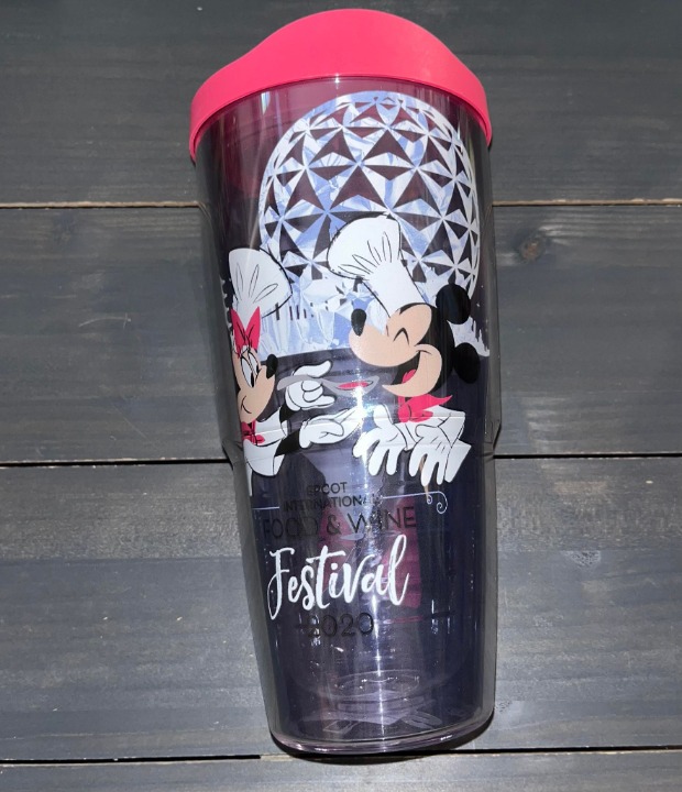 Disney World Food and Wine Festival 2020 Chef Mickey and Minnie Tumbler