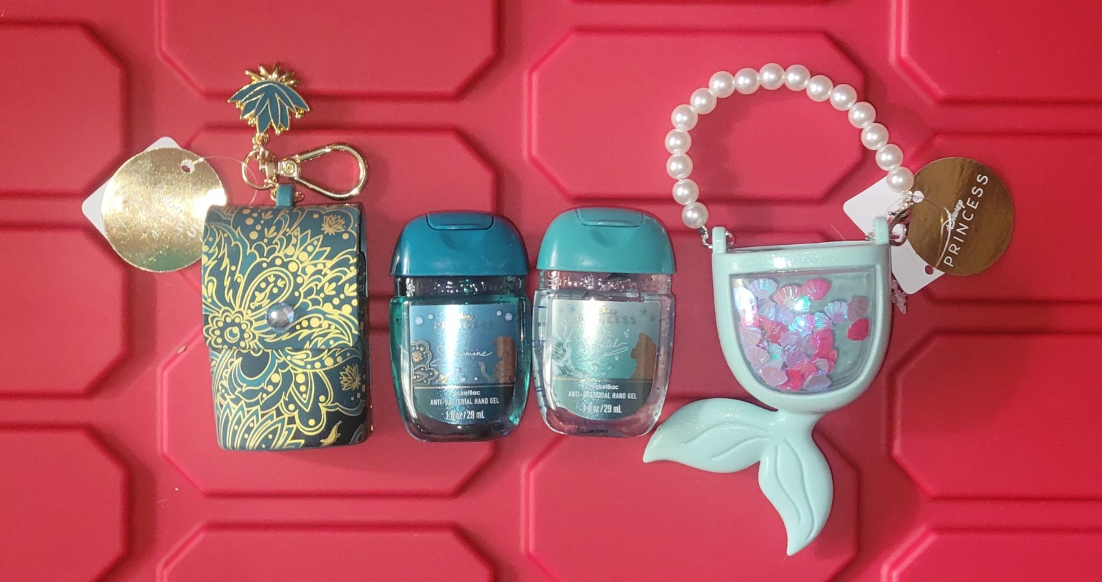 Bath and body works Disney pocketbac holders and hand santizers