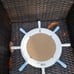 Nautical beach mirror