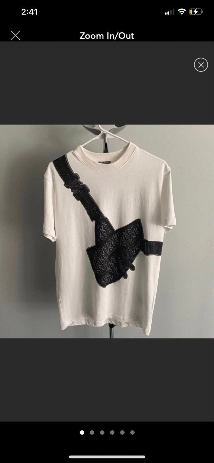 Authentic Dior x Kwas Saddle Bag T-shirt