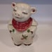 Vintage 1940s Smiley U.S.A. Pig Cookie Jar hand Painted Collectors NOTE
