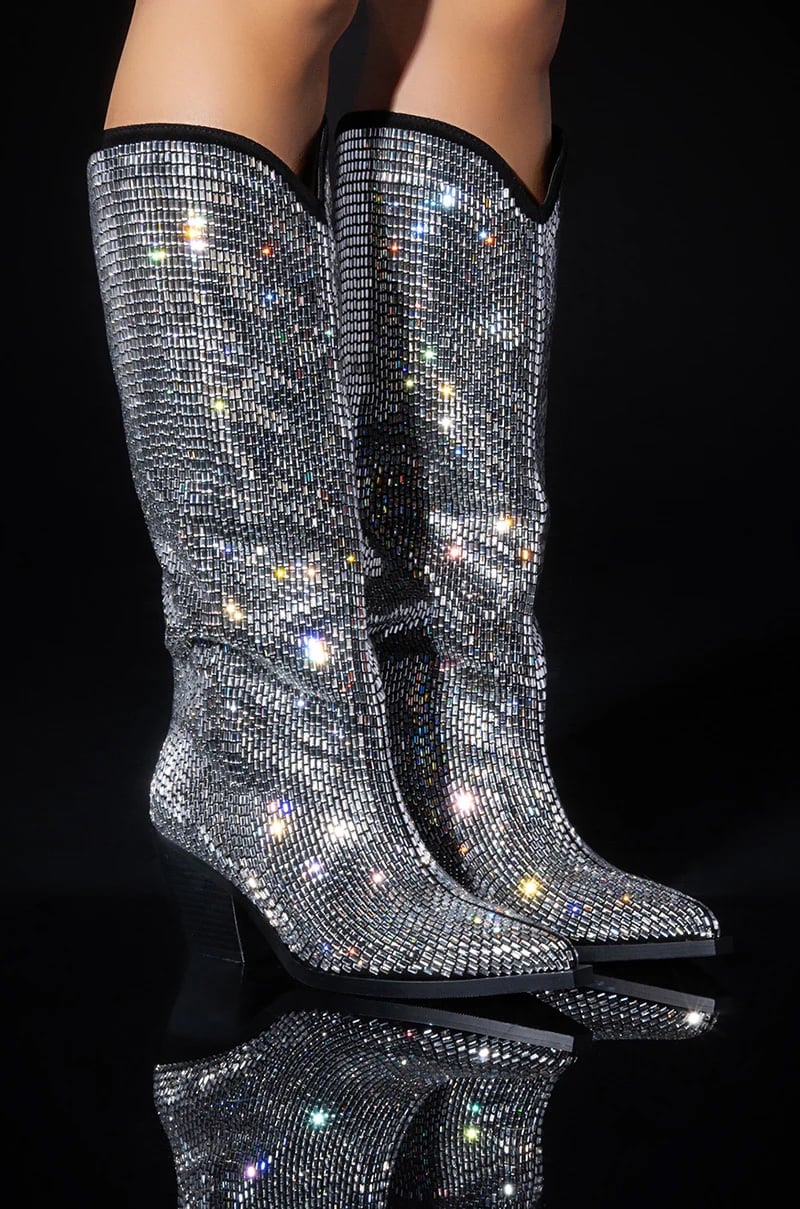 Rodeo crystal cowboy boots