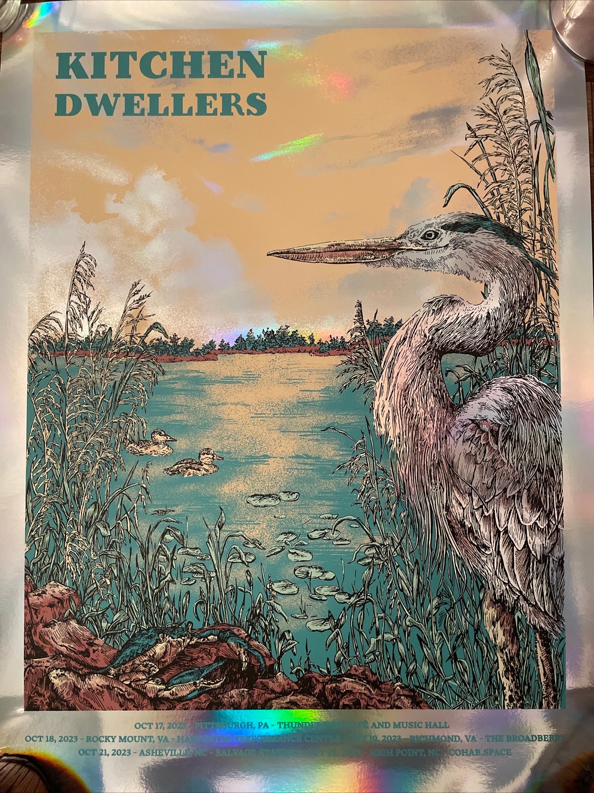 Kitchen Dwellers gig poster 18x24’ #/175