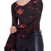 Free People Floral Long Sleeve Top L NWT