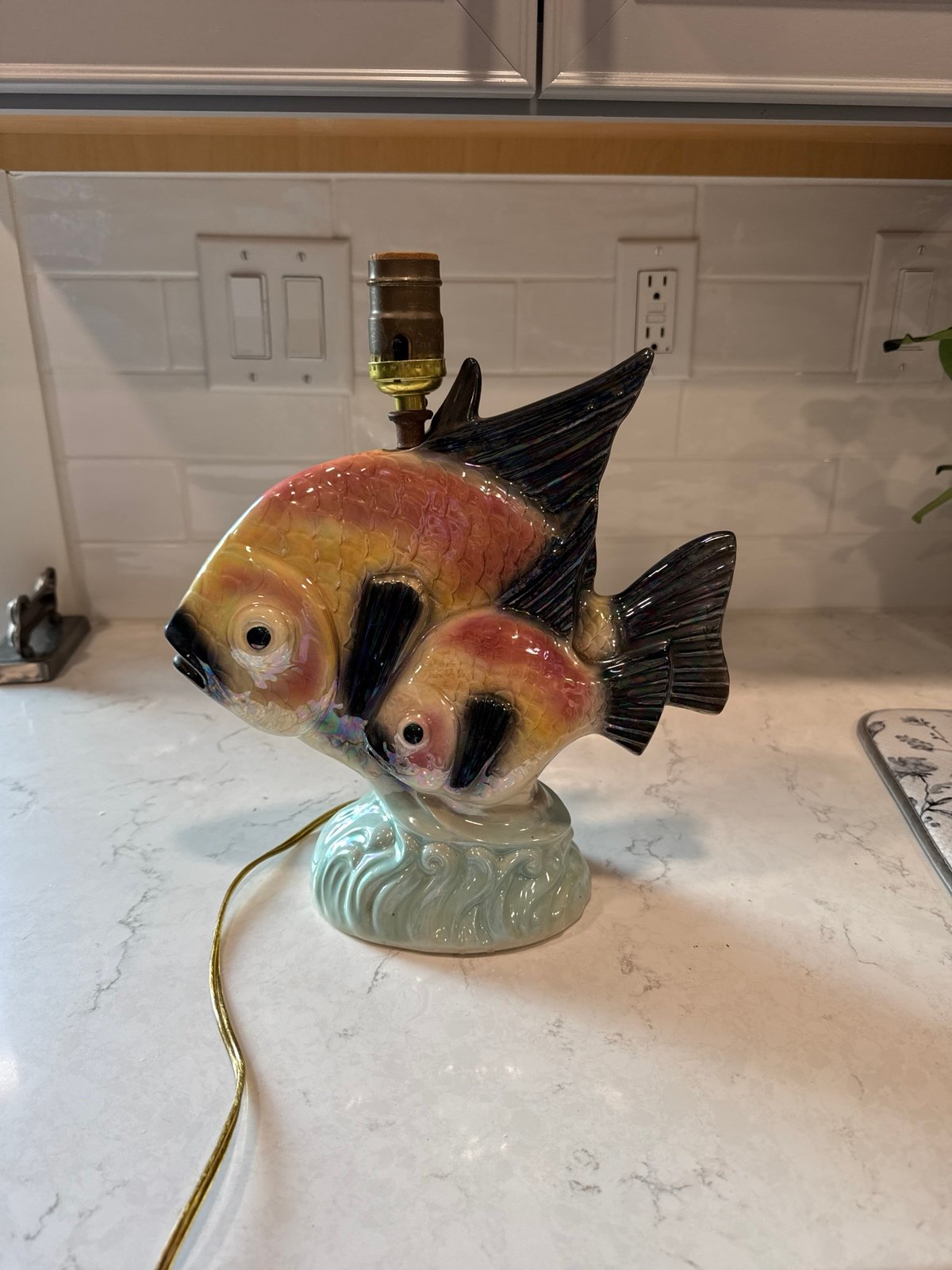 Fish Lamp- vintage