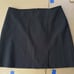 Black Mini Skirt With Side Slit Size 7