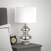2 mercury silver glass double gourd lamps